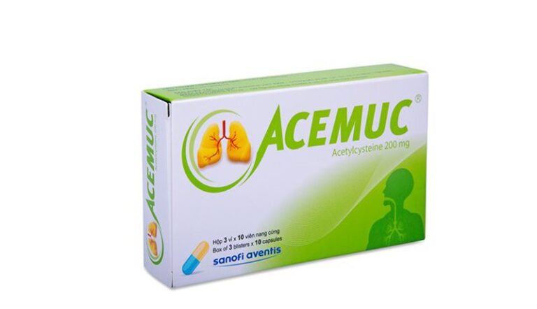 Thuốc ho Acemuc có phải kháng sinh? Trẻ em có dùng được không?