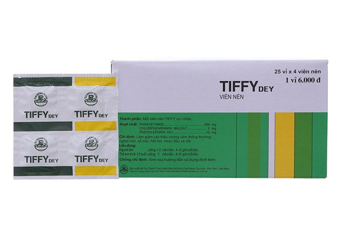 Thuốc Tiffy: Công dụng, liều dùng và lưu ý tác dụng phụ