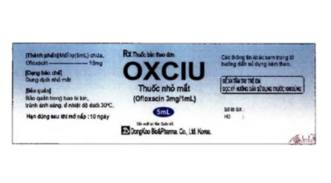 Tác dụng thuốc nhỏ mắt Oxciu