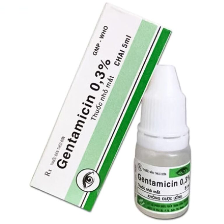 Tác dụng thuốc nhỏ mắt Gentamicin 0.3%
