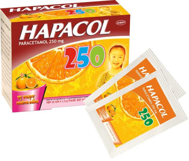 Cách chọn liều lượng thuốc hạ sốt Hapacol cho trẻ