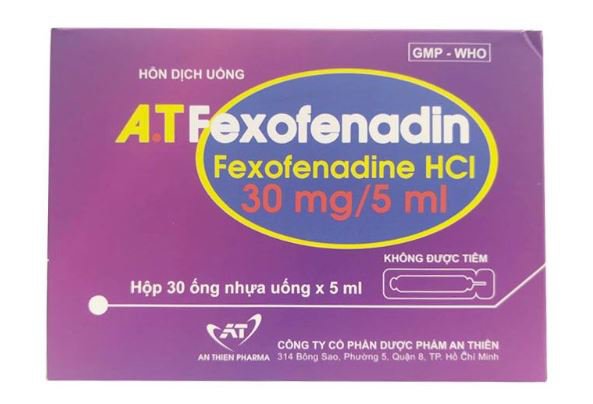 Công dụng thuốc A.T Fexofenadin