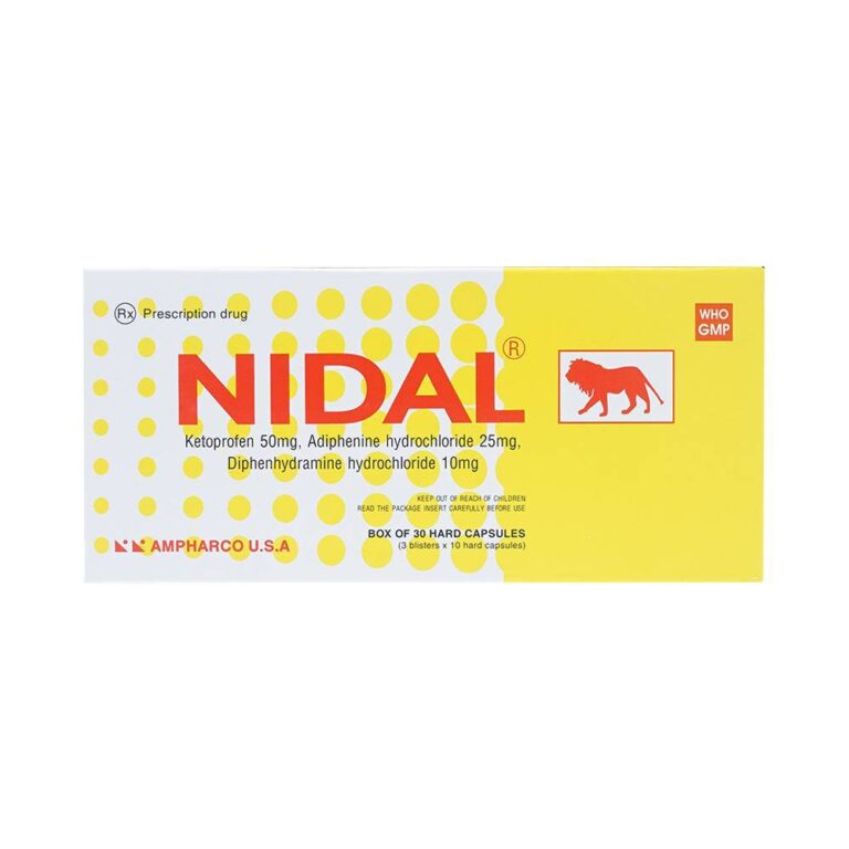 Công dụng thuốc Nidal