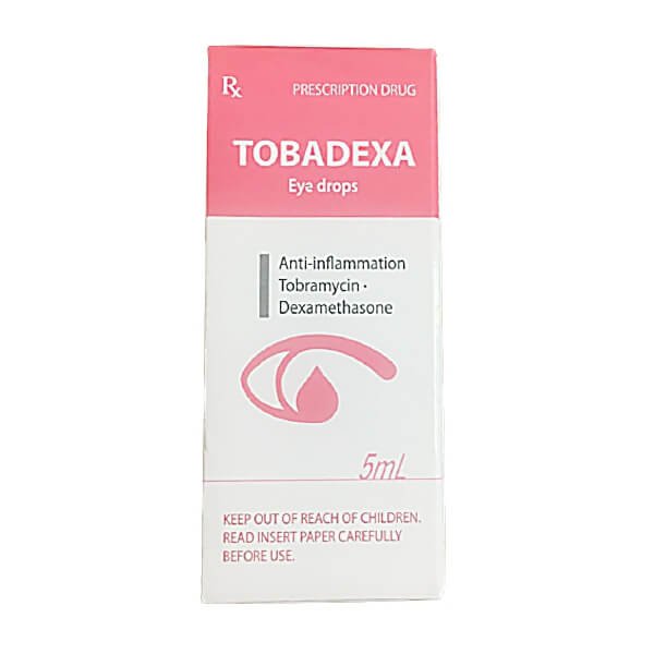 Công dụng của thuốc nhỏ mắt Tobadexa
