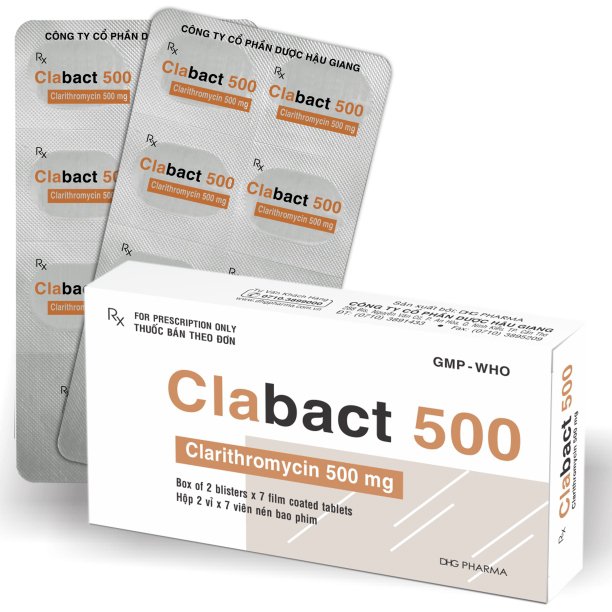 Công dụng thuốc Clabact 500