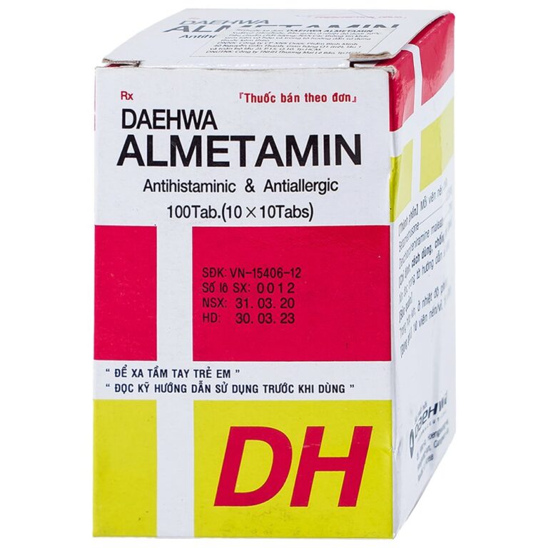 Thuốc Almetamin có tác dụng gì?