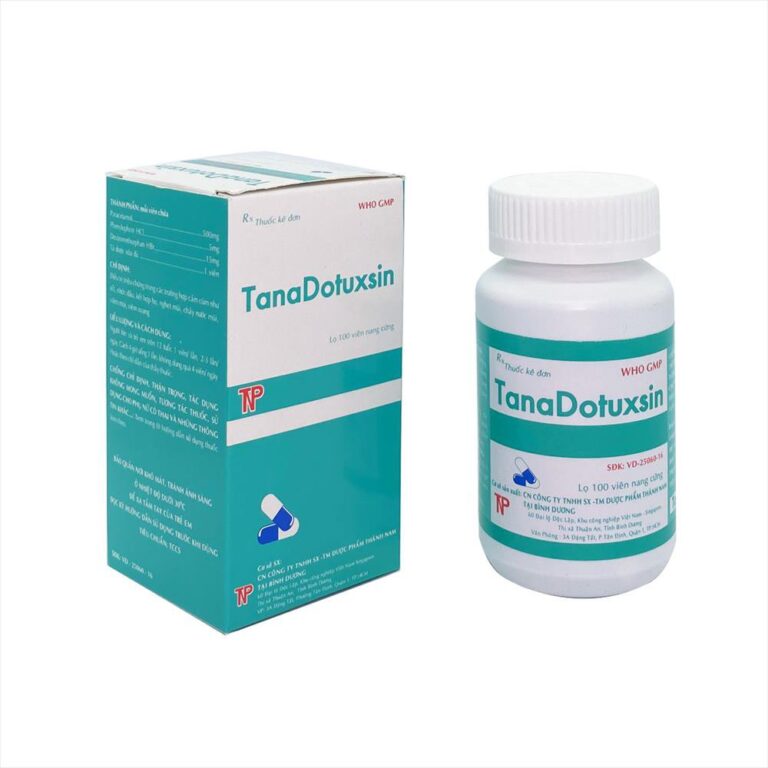 Công dụng thuốc Tanadotuxsin