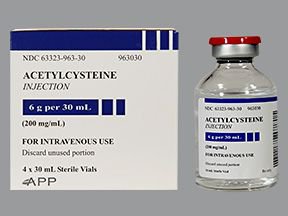 Tìm hiểu về thuốc Acetylcystein tiêm tĩnh mạch