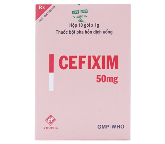 Công dụng thuốc Cefixim 50mg