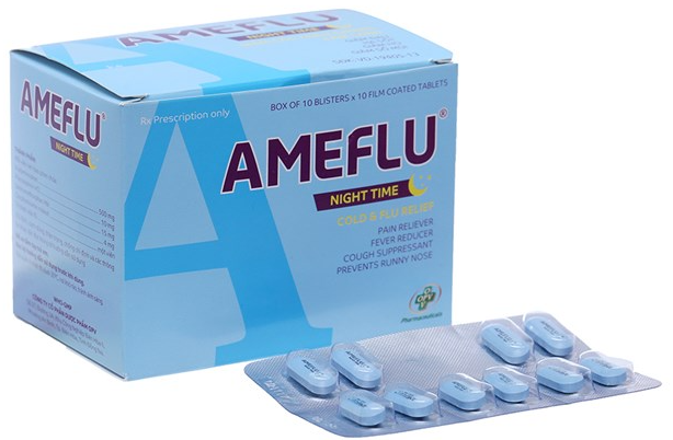 Công dụng thuốc  Ameflu Night Time