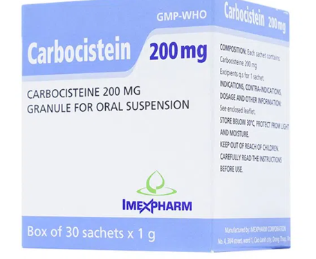 Công dụng của thuốc Carbocistein