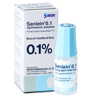 Công dụng thuốc nhỏ mắt Sanlein 0.1