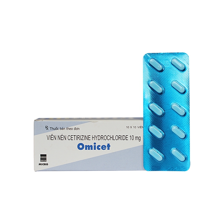 Công dụng thuốc Omicet cetirizine
