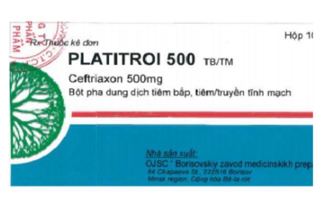 Công dụng thuốc Platitroi 500