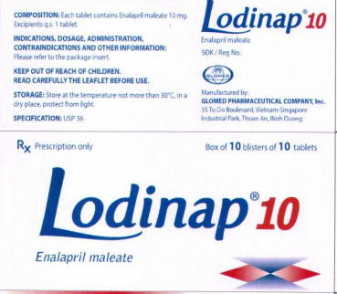 Công dụng thuốc Lodinap 10