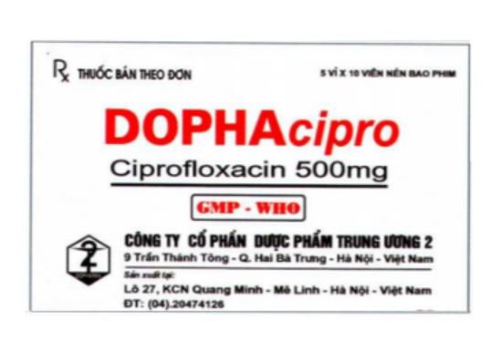 Công dụng thuốc Dophacipro