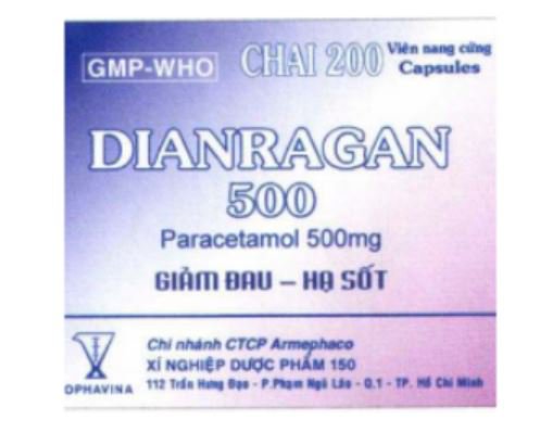 Công dụng thuốc Dianragan 500