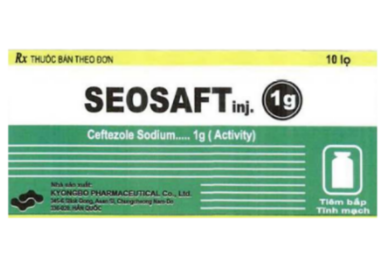 Công dụng thuốc Seosaft Inj. 1g