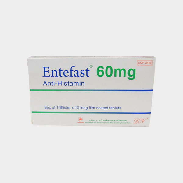 Công dụng của thuốc Entefast 60mg