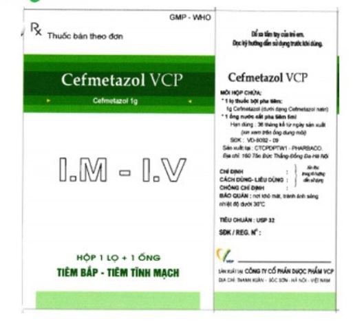 Công dụng thuốc Cefmetazol VCP