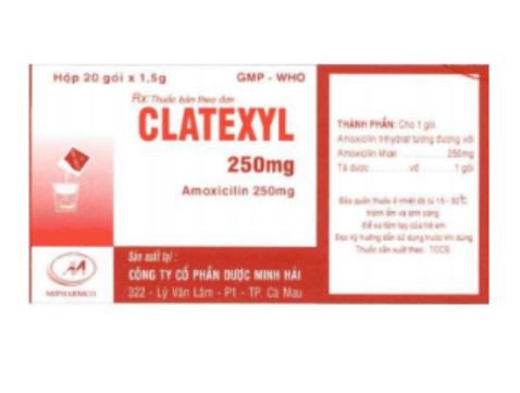 Công dụng thuốc Clatexyl 250 mg