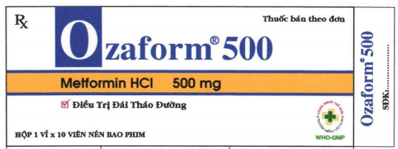 Công dụng thuốc Ozaform 500