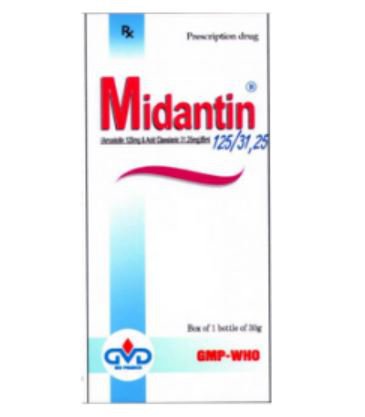 Chỉ định và lưu ý khi dùng thuốc Midantin 125/31,25