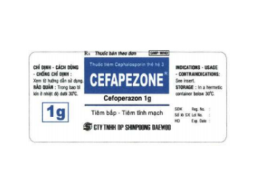 Công dụng thuốc Cefapezone