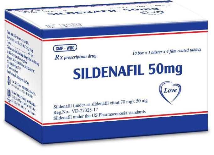 Công dụng thuốc Sildenafil 50mg