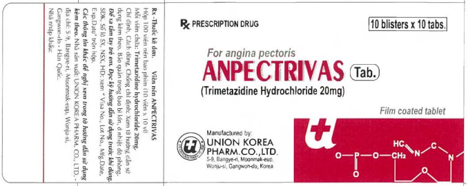 Công dụng thuốc Anpectrivas Tab