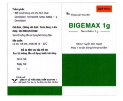 Công dụng thuốc Bigemax 1g