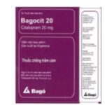 Công dụng thuốc Bagocit 20