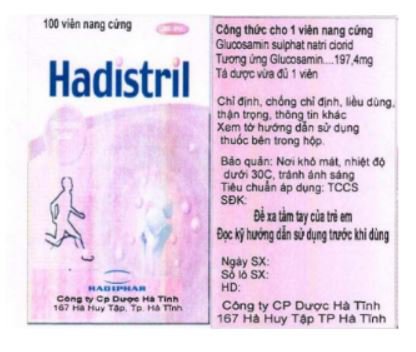 Công dụng thuốc Hadistril