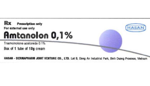 Công dụng thuốc Amtanolon 0,1%