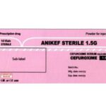 Công dụng thuốc Anikef Sterile 1,5g
