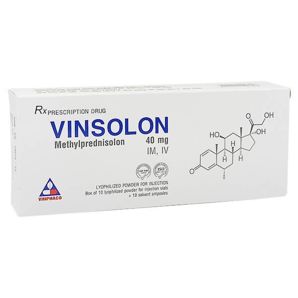 Tác dụng của thuốc Vinsolon 40mg