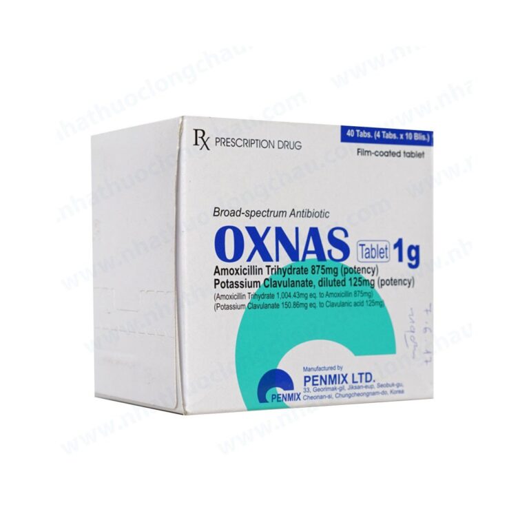 Công dụng thuốc Oxnas