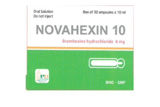 Công dụng thuốc Novahexin 10