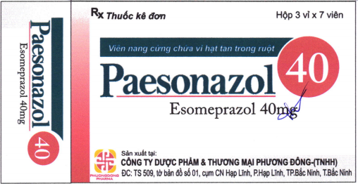 Công dụng thuốc Paesonazol 40
