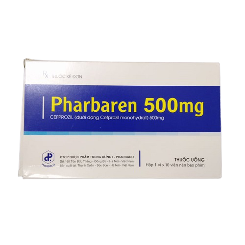 Công dụng thuốc Pharbaren 500mg