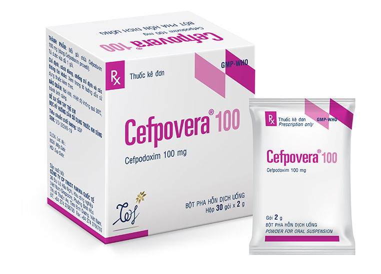 Công dụng thuốc Cefpovera 100