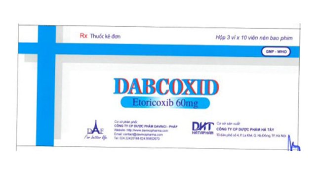 Công dụng thuốc Dabcoxid