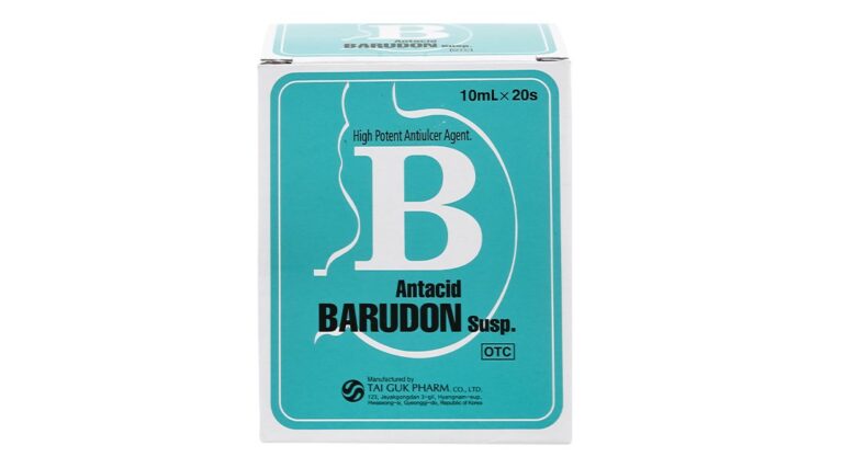 Công dụng thuốc Barudon Susp