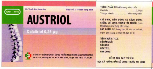 Công dụng thuốc Austriol