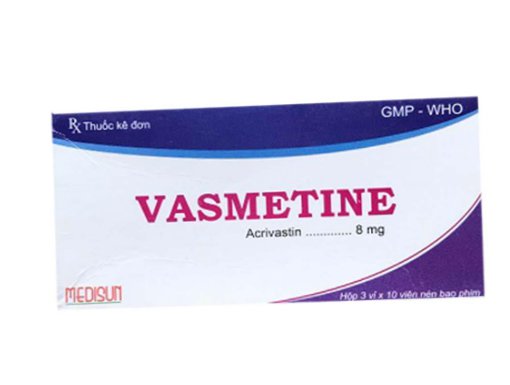 Công dụng thuốc Vasmetine