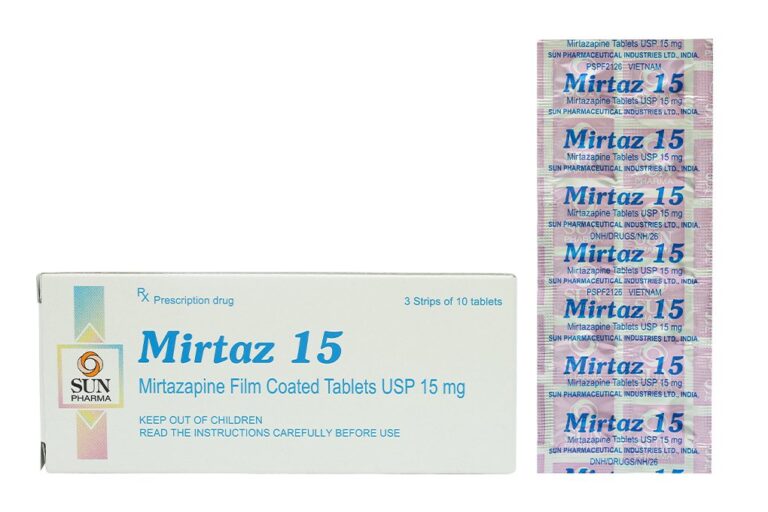 Công dụng thuốc Mirtaz 15