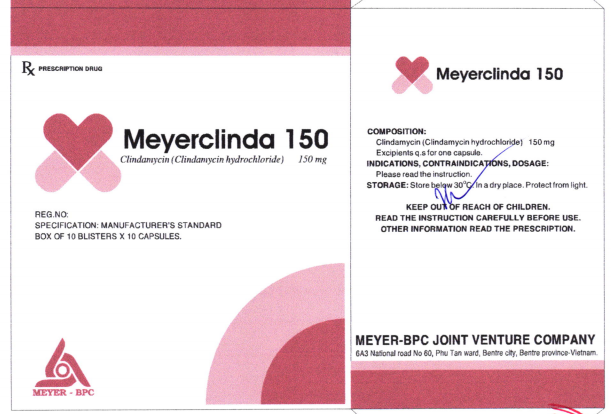 Công dụng thuốc Meyerclinda 150