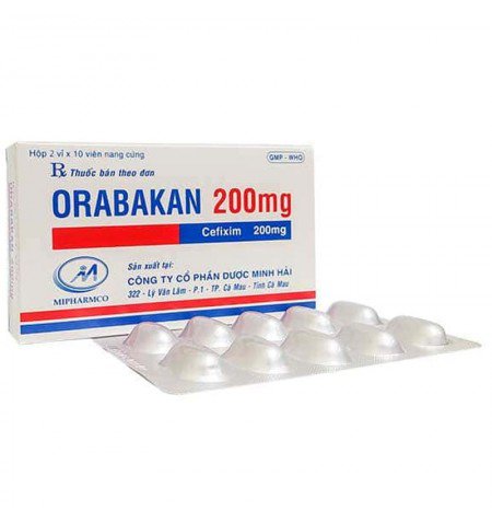 Công dụng thuốc Orabakan 200mg