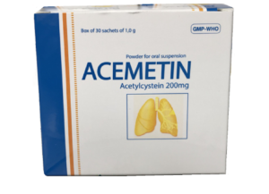Công dụng thuốc Acemetin