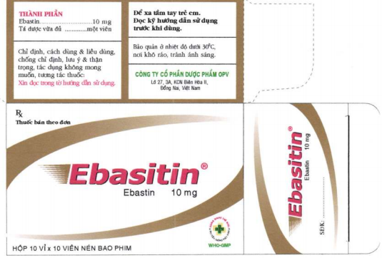 Công dụng thuốc Ebasitin